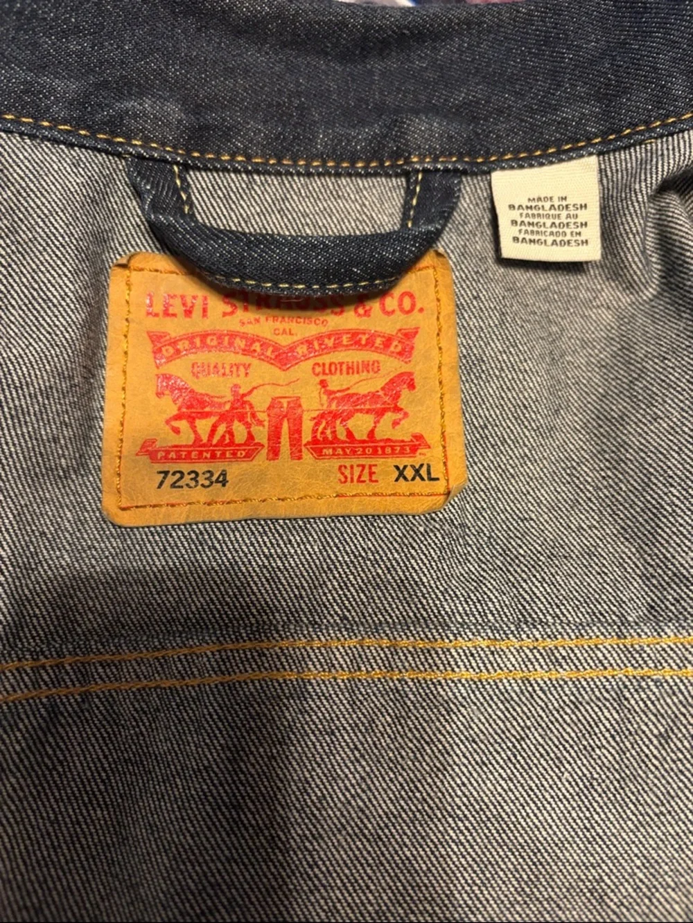 Levi's Indigo Denim Trucker Jacket - Men's - Picture 4 of 4